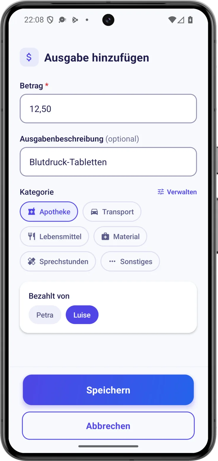 Ausgabe hinzufügen