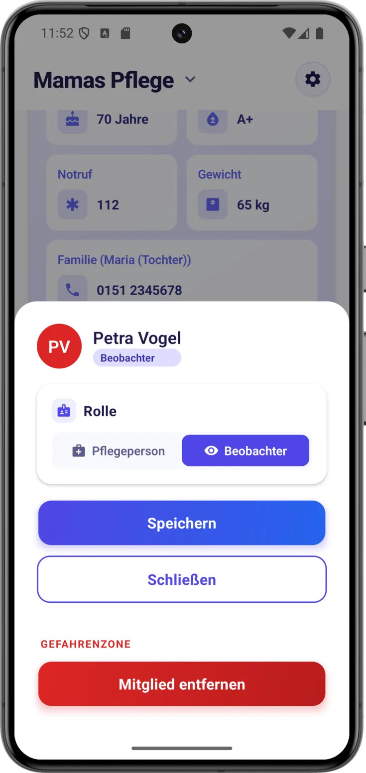 Rollenauswahl