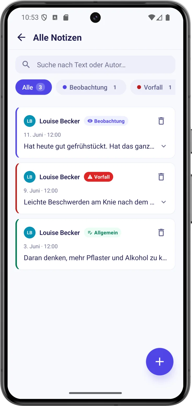 Notizenliste