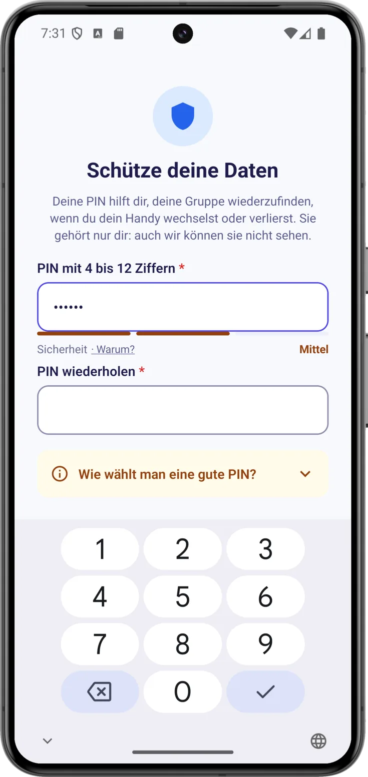 Schütze deine Daten