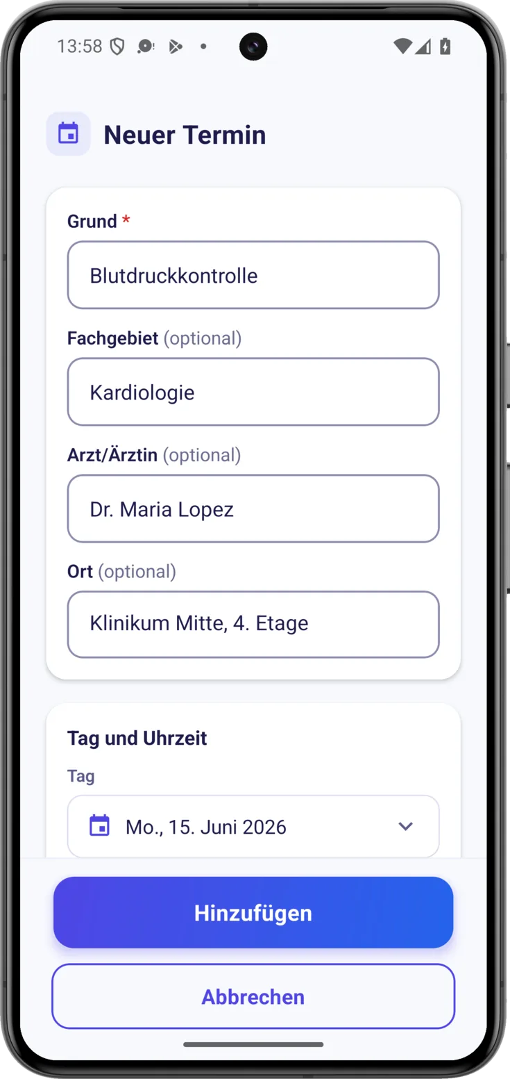 Neuer Termin