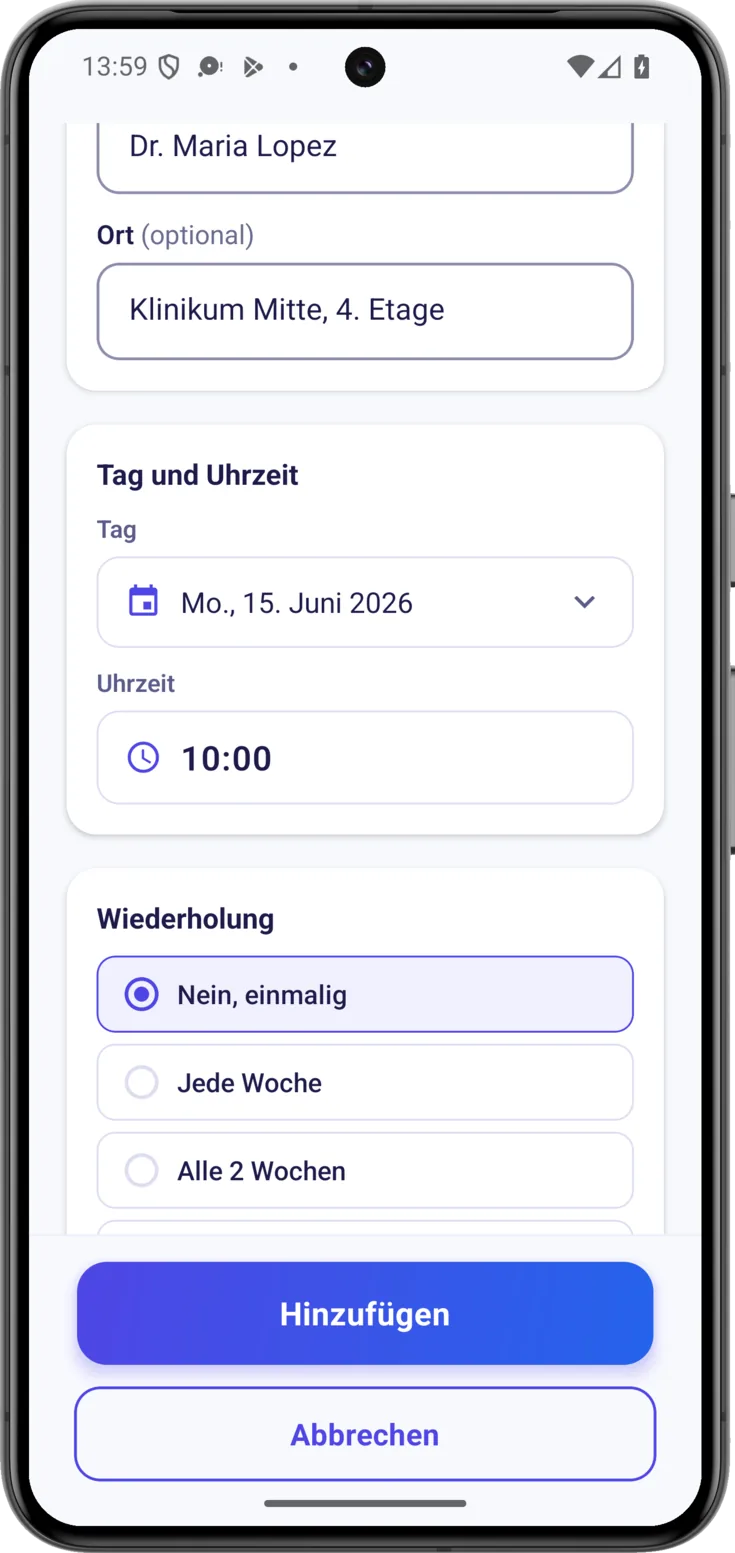 Tag und Uhrzeit