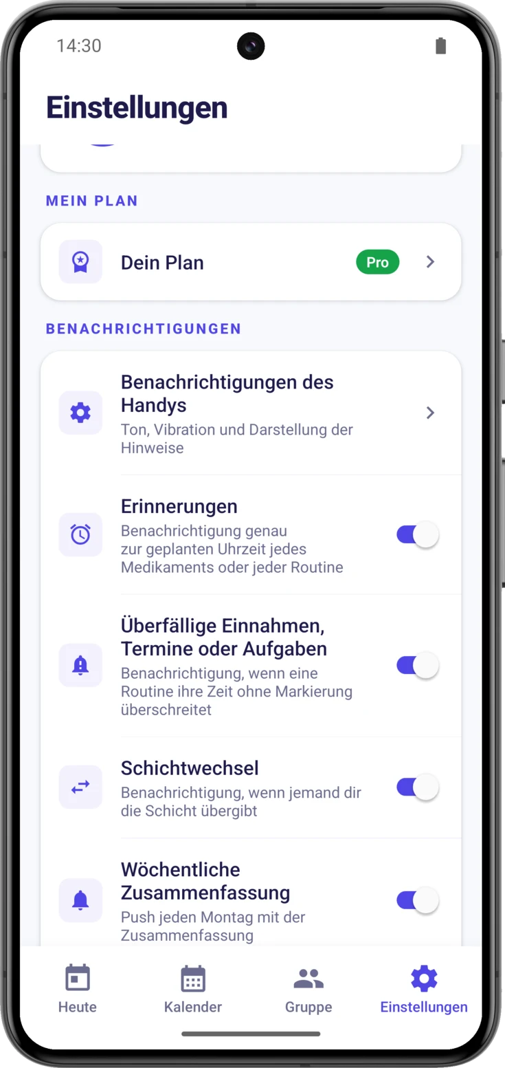 Benachrichtigungen