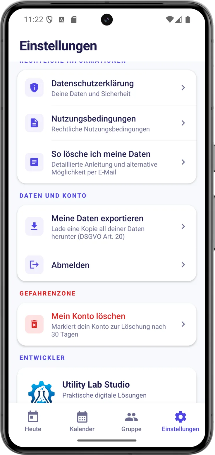 Rechtliche Informationen