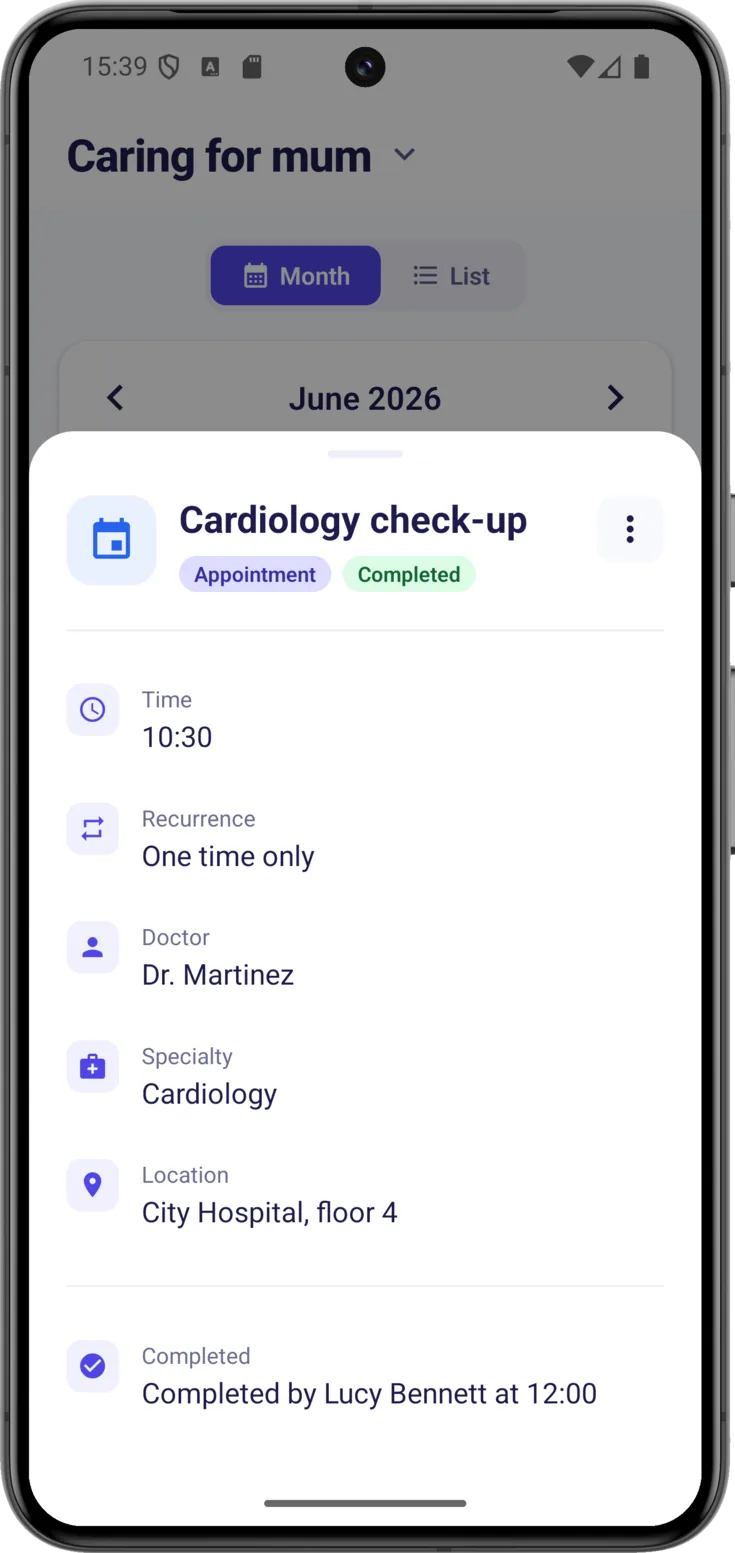 Routine card