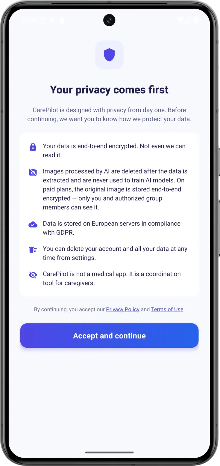 Your privacy comes first