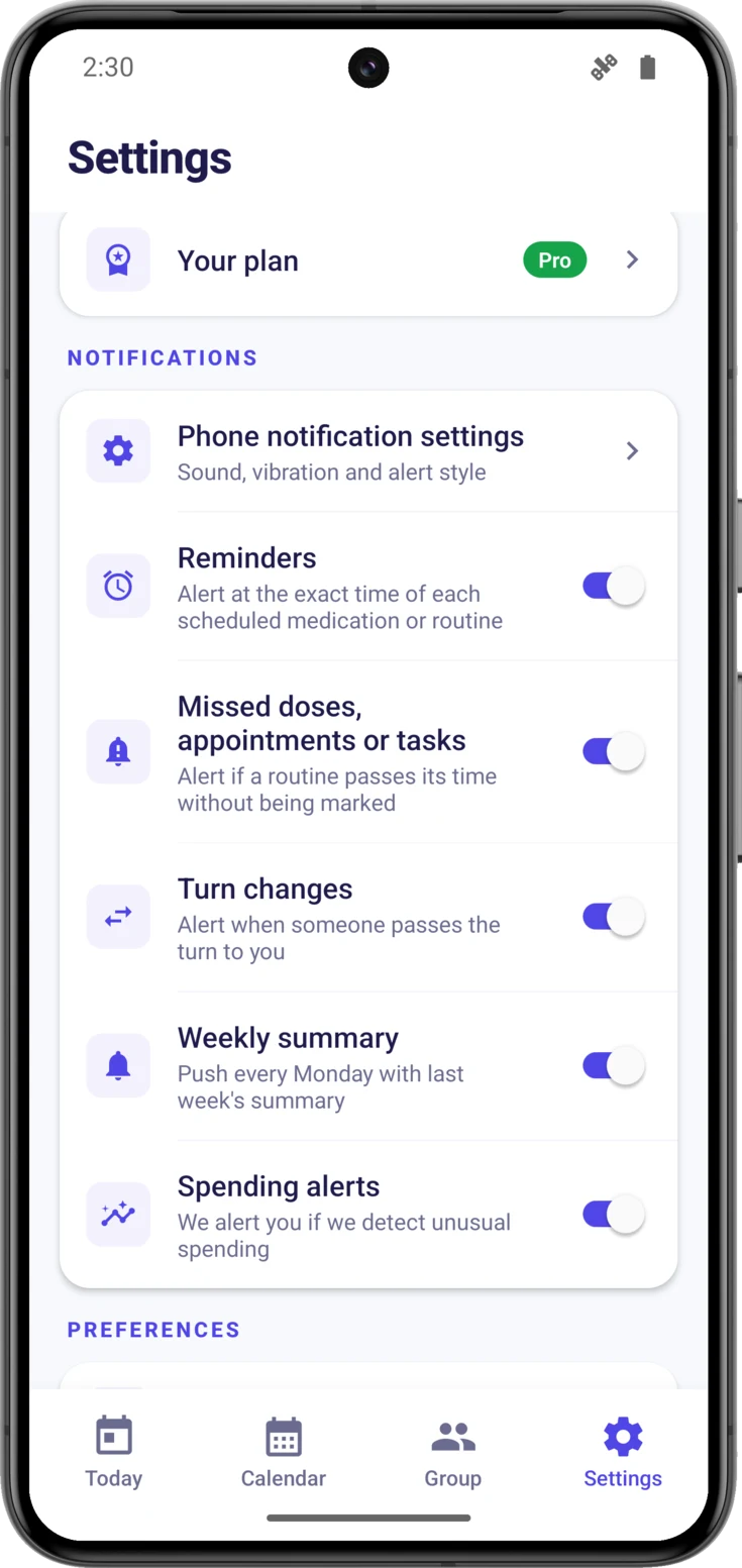 Notifications
