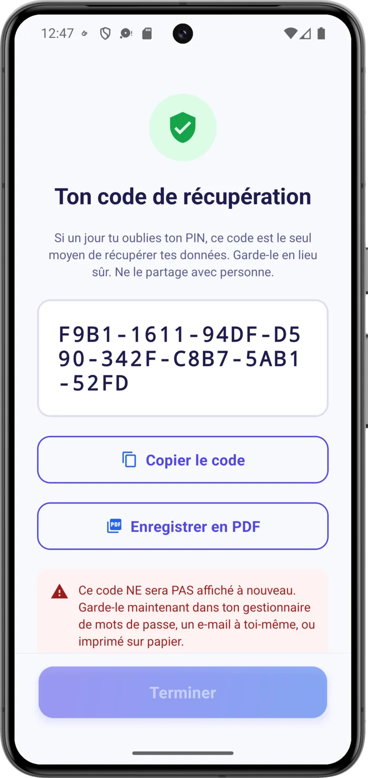 Code de secours