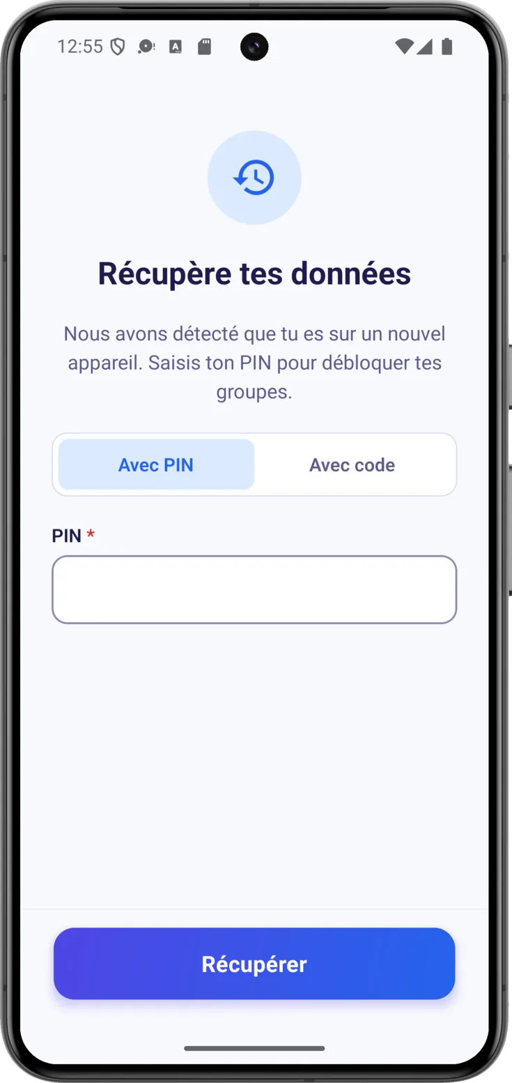 Avec PIN
