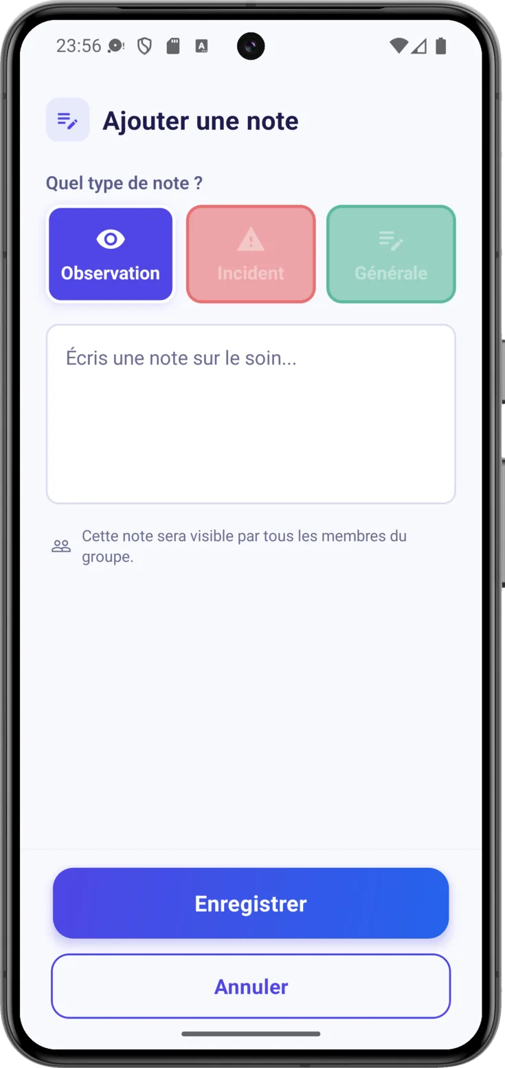 Quel type de note ?