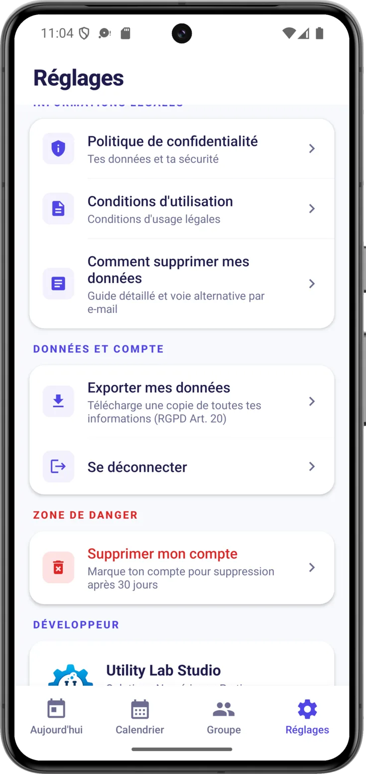 Informations légales