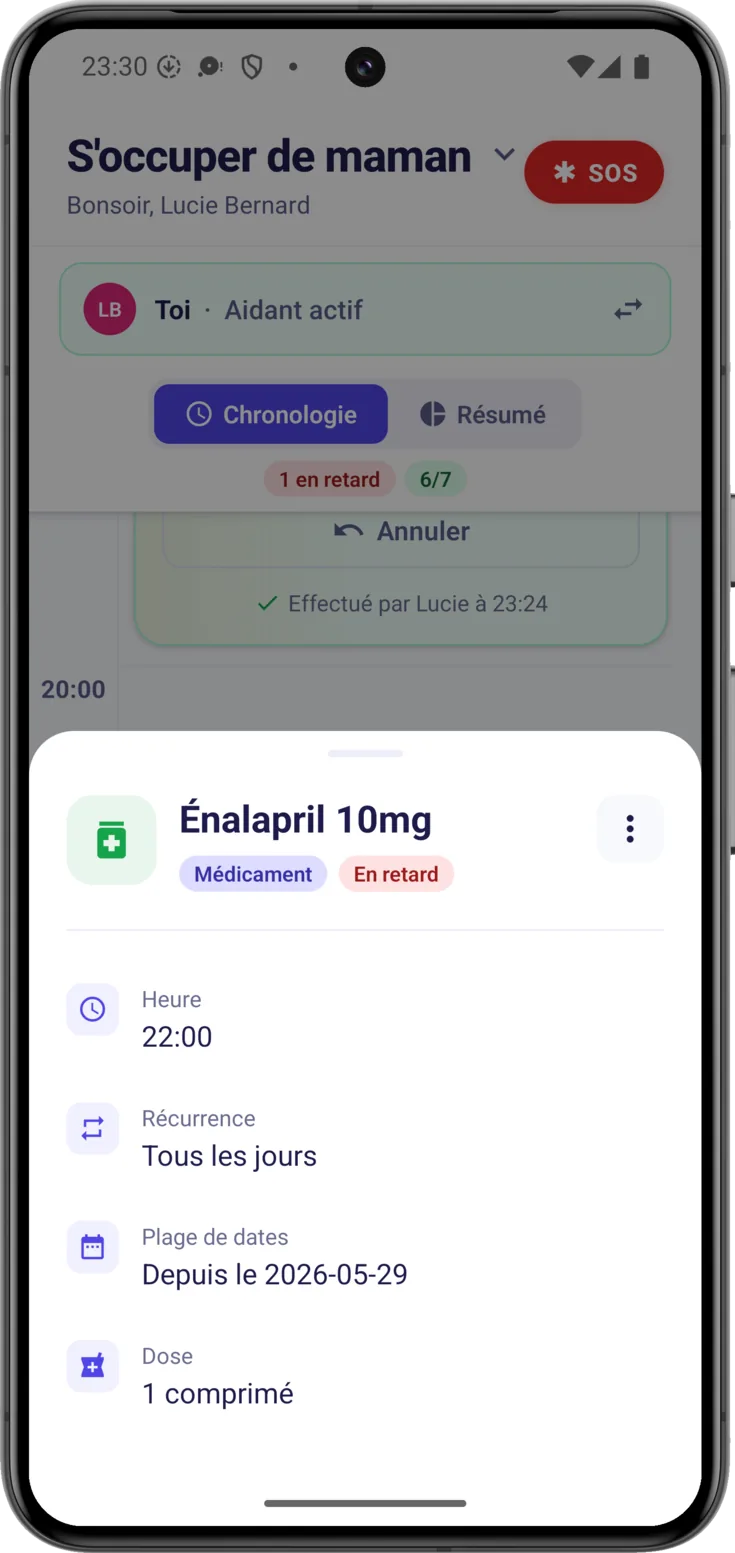 Détail de la routine