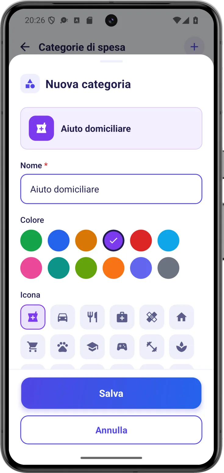Nuova categoria