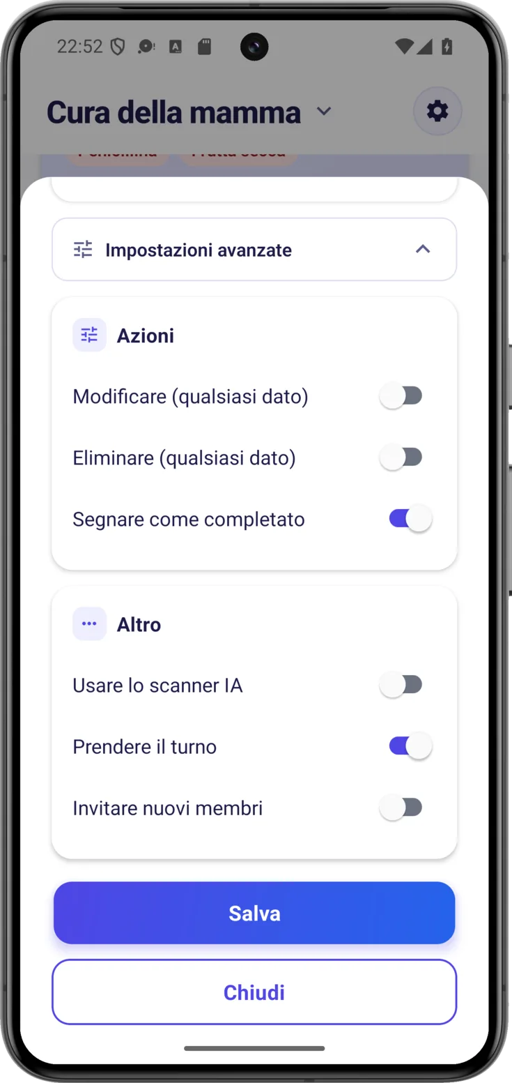 Azioni e Altro