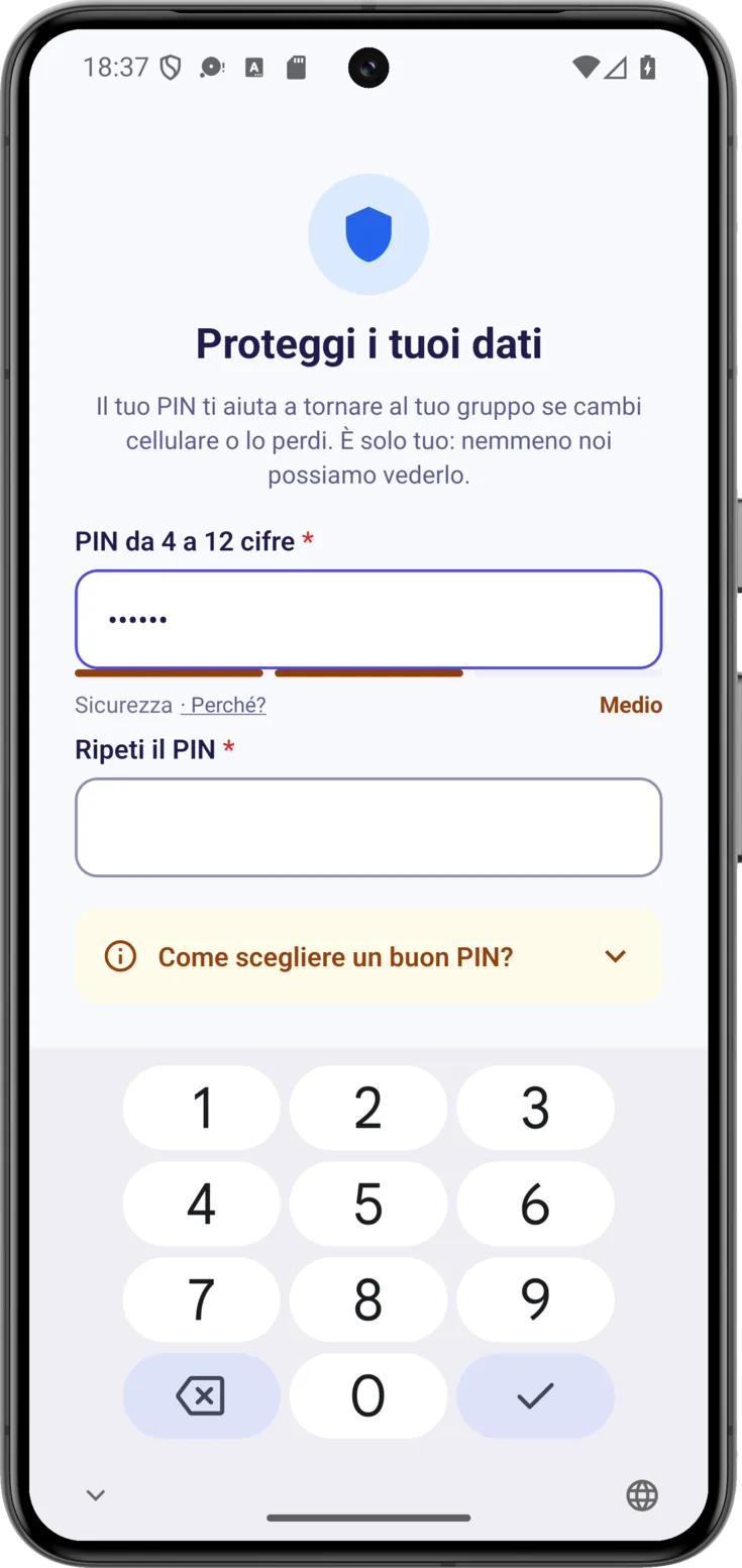 Proteggi i tuoi dati