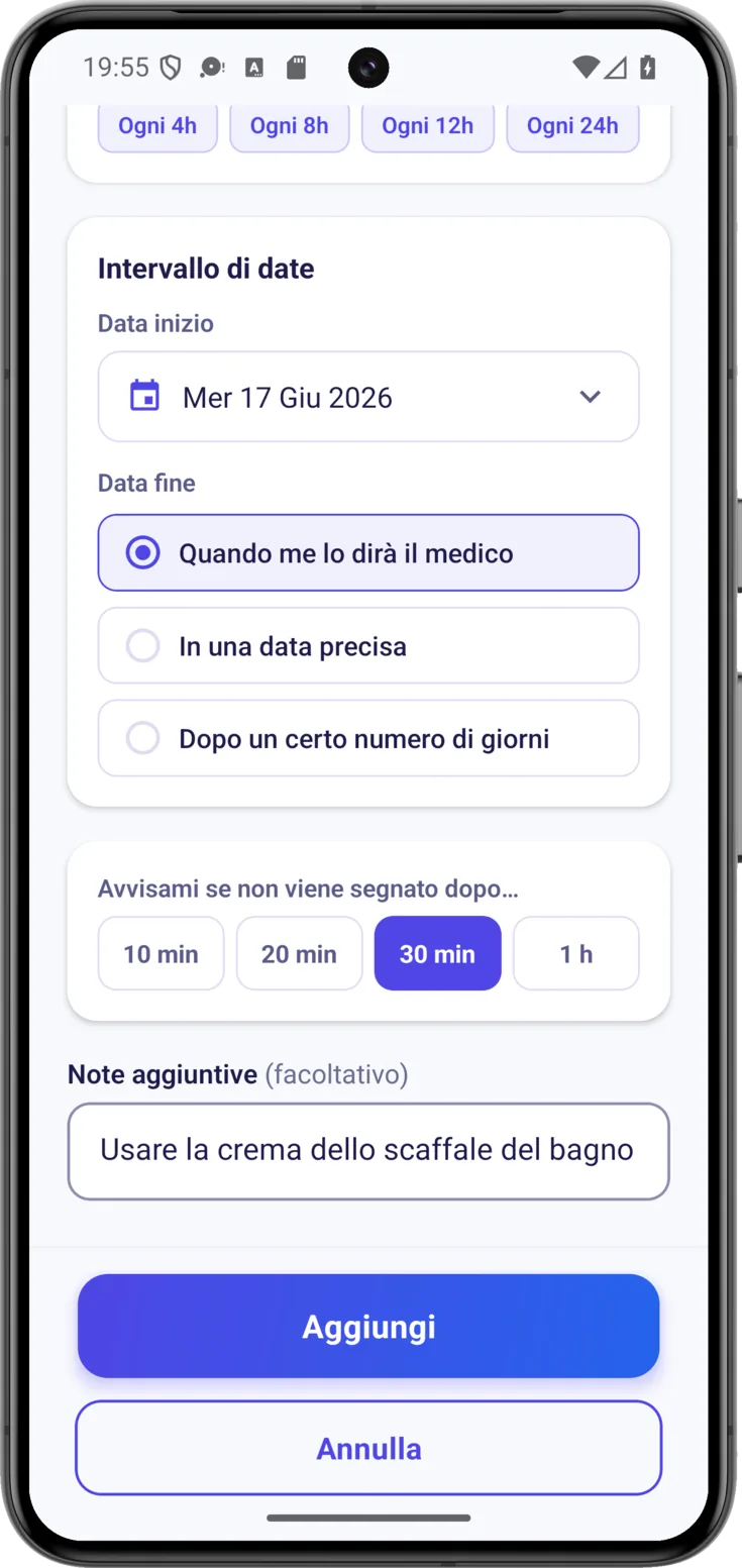 Salvare l'attività