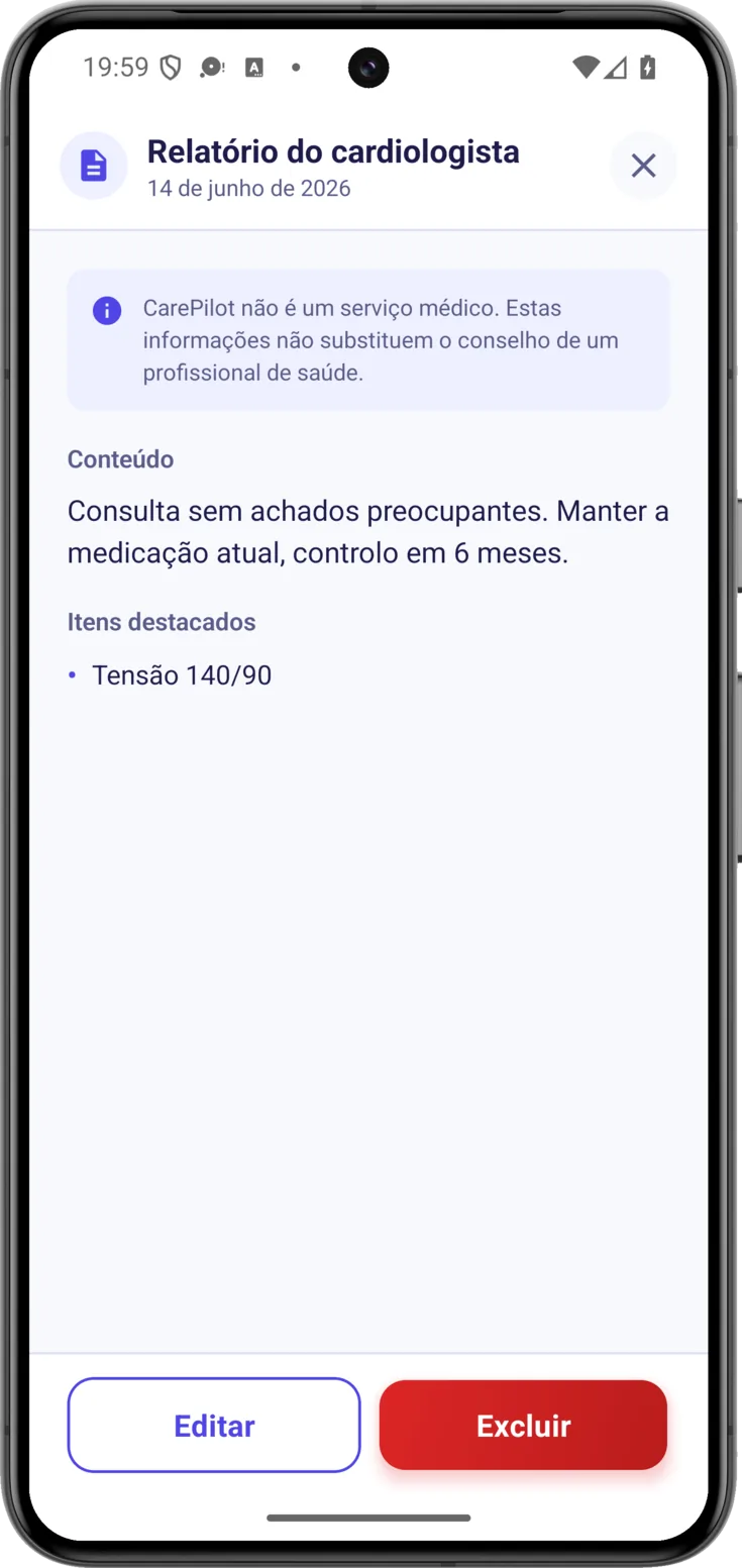 Detalhe do documento