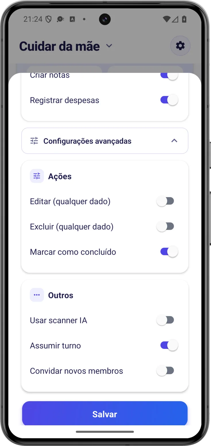 Ações e Outros