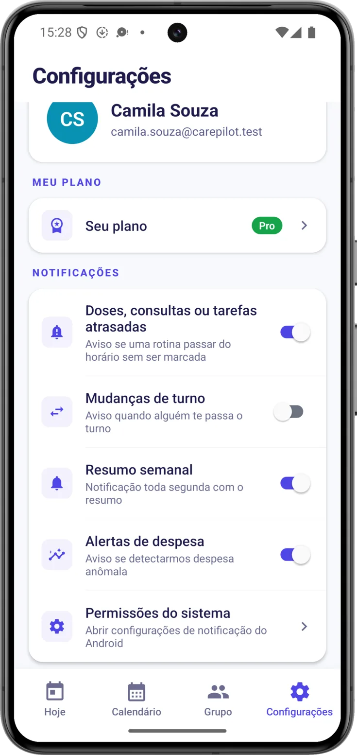 Resumo semanal (push)