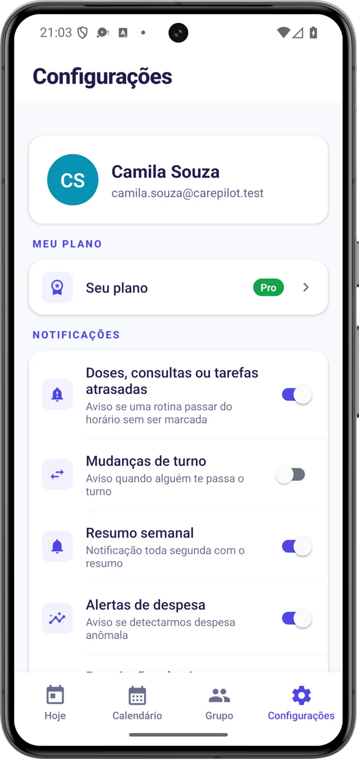 Meu plano