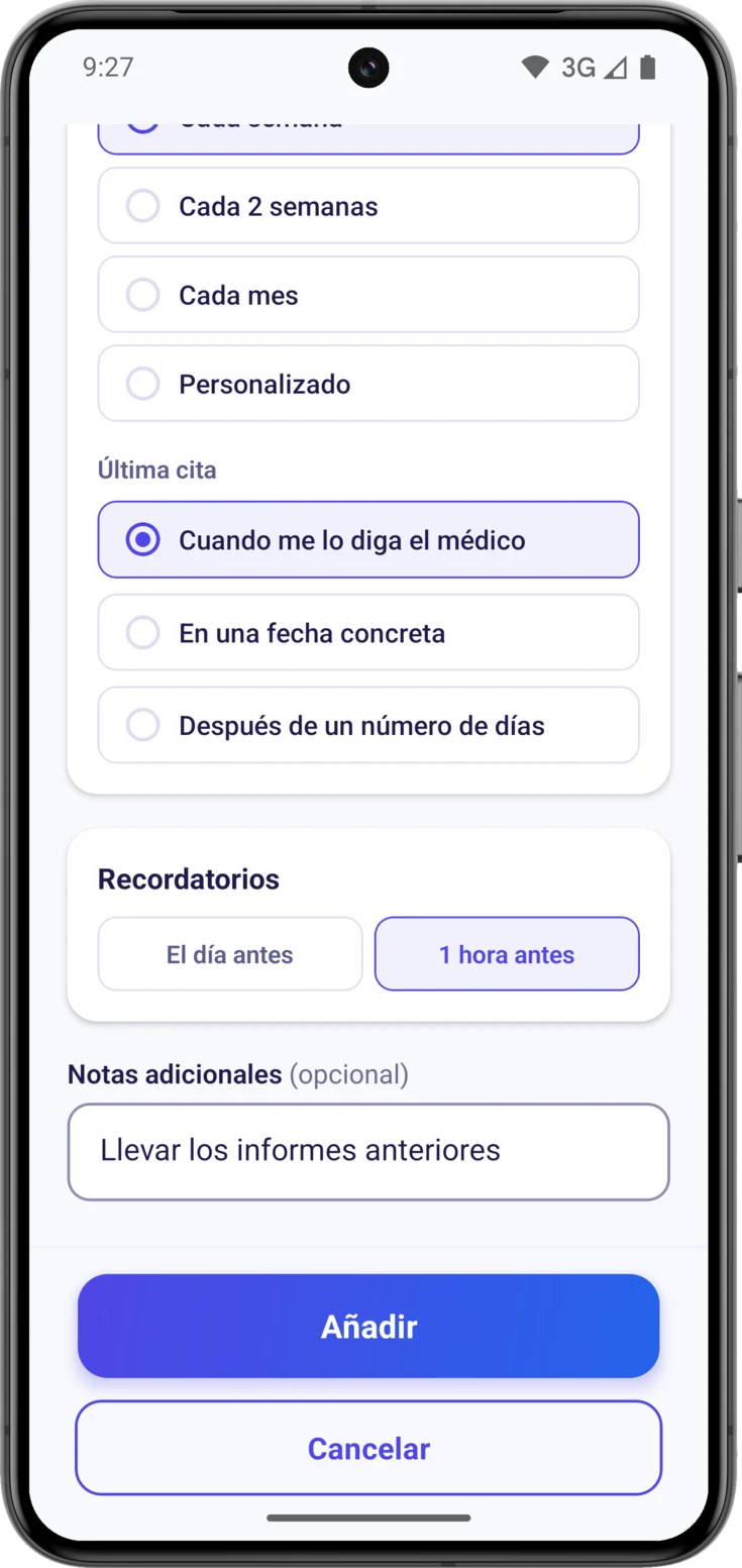 Recordatorios