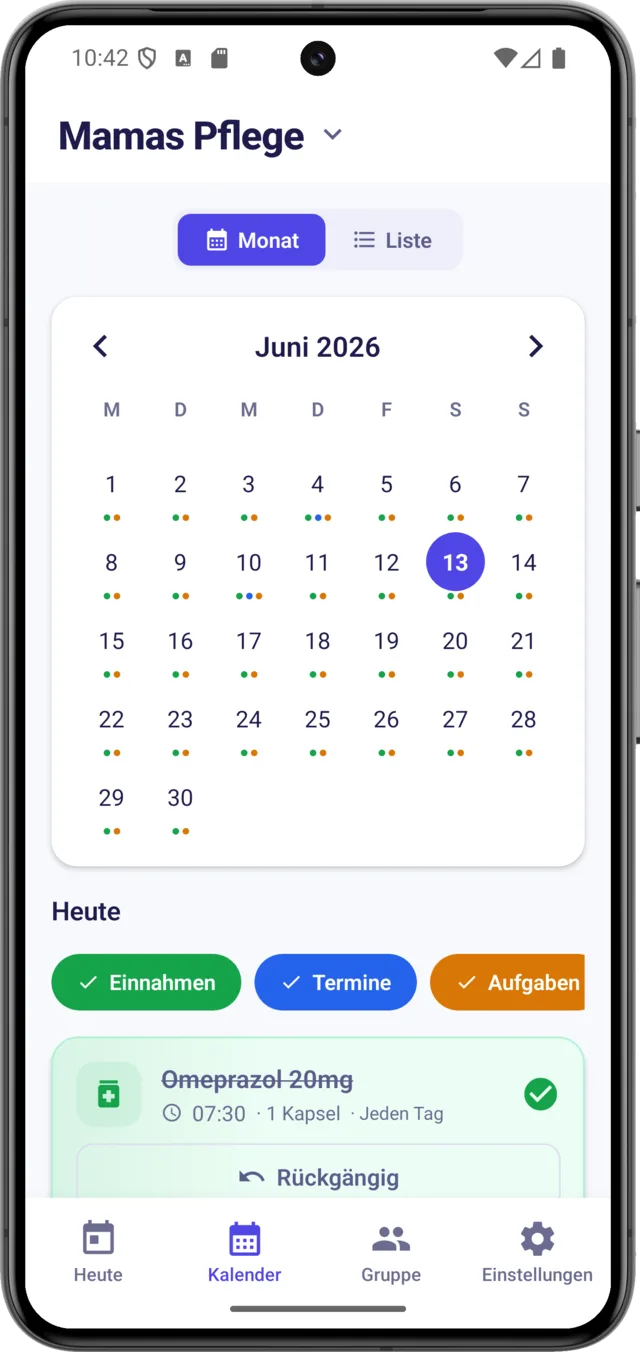 Termine und Arztkalender