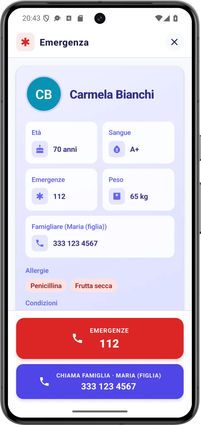 SOS di emergenza