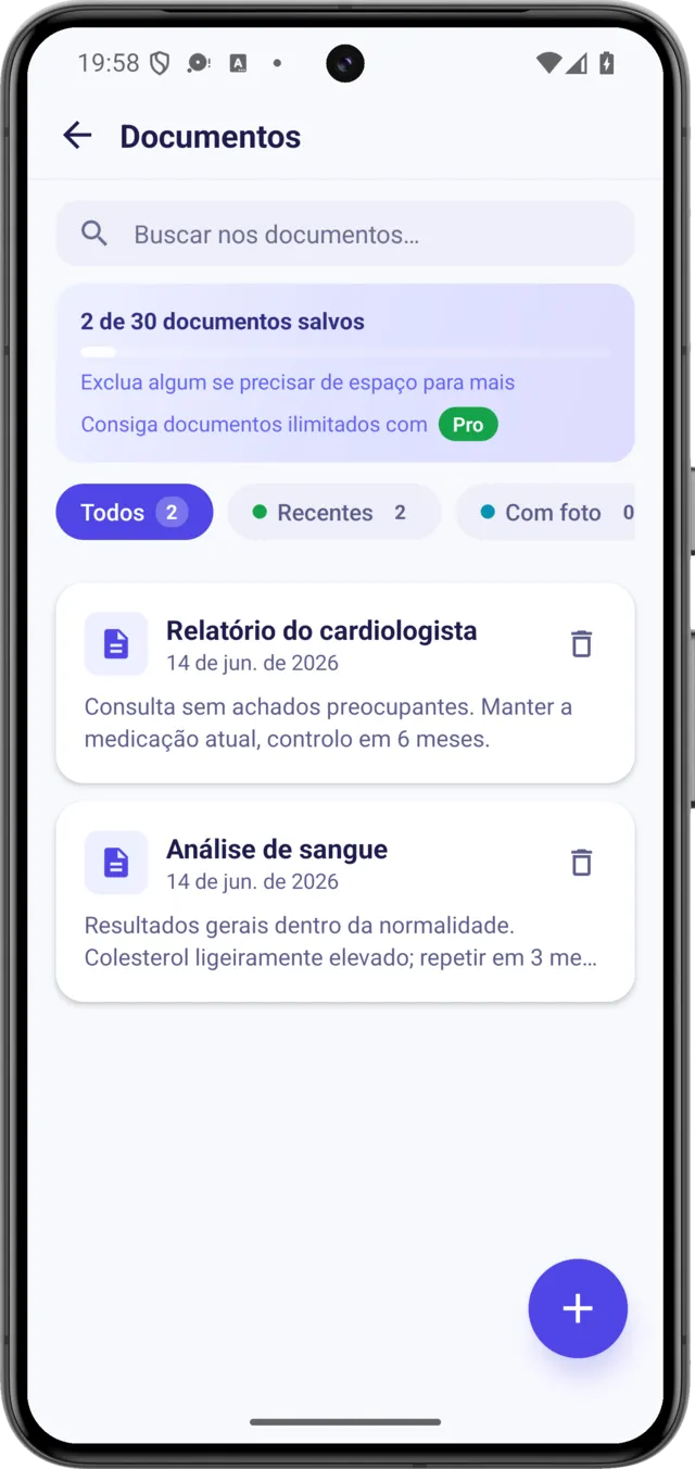 Documentos e arquivo