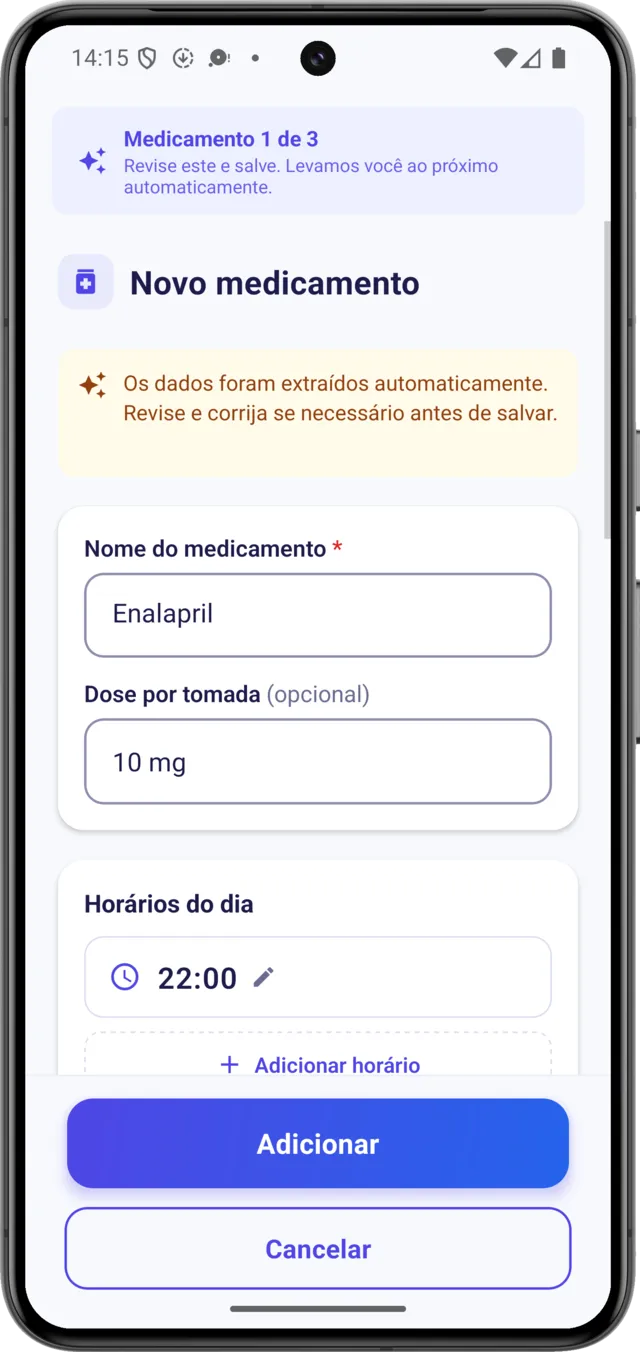 Escaneamento com IA