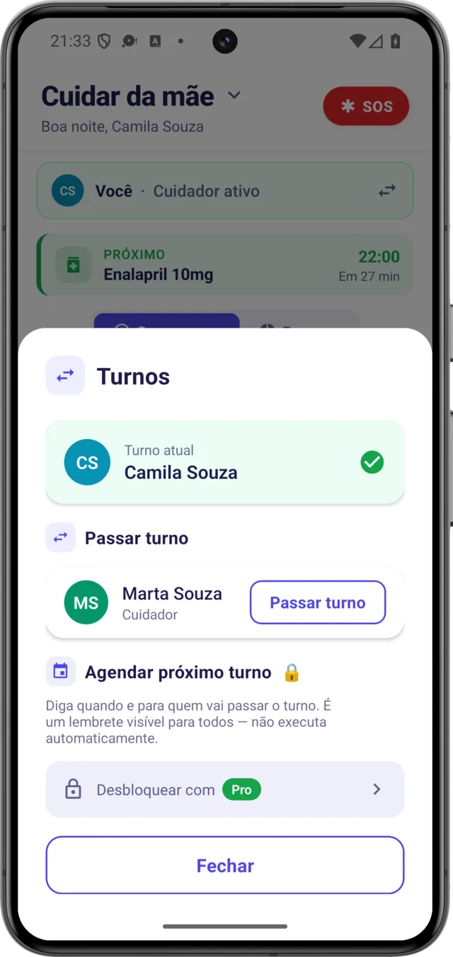 Plantões transparentes